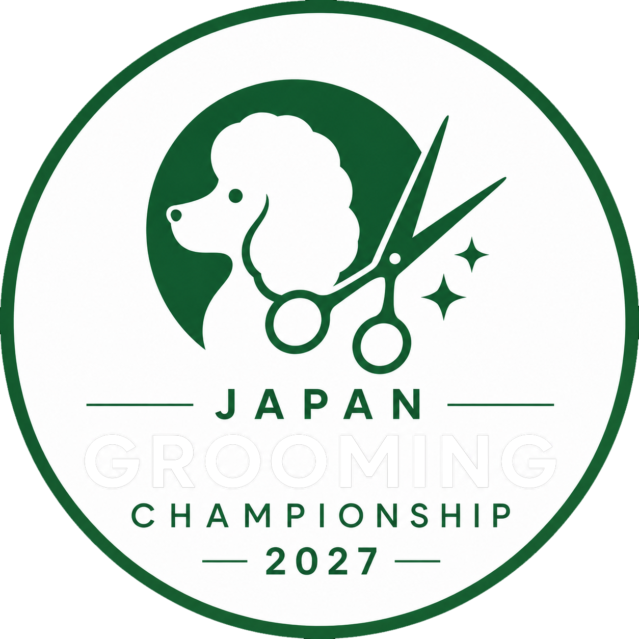 JAPAN GROOMING CHAMPIONSHIP 2027の特設サイトのトップページ